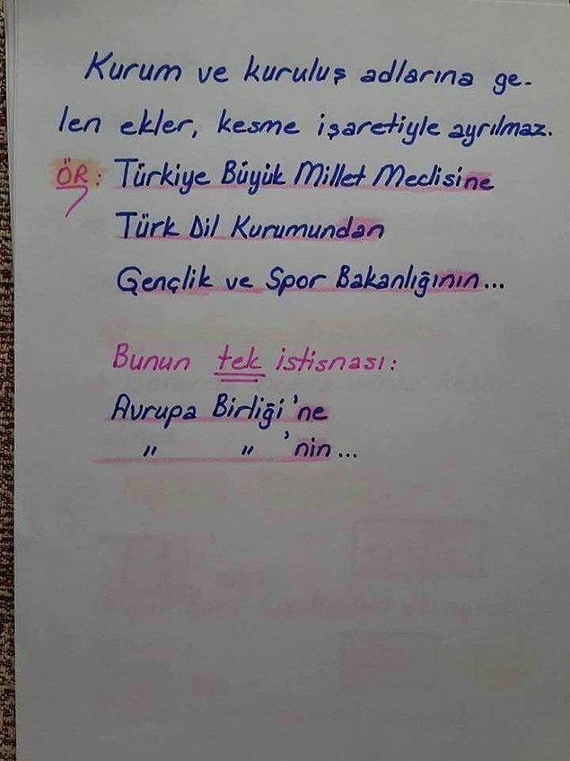 <p>9.Kurum ve kurulu adlarna gelen eklerin yazm</p>