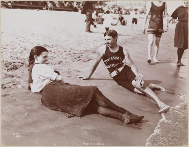 Gen kzlara yzme reten Nikola Tesla. 1900'l yllarn hemen ba.