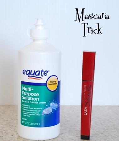 Kurumaya balayan rimelinizin iine bir iki damla solsyon damlatn.