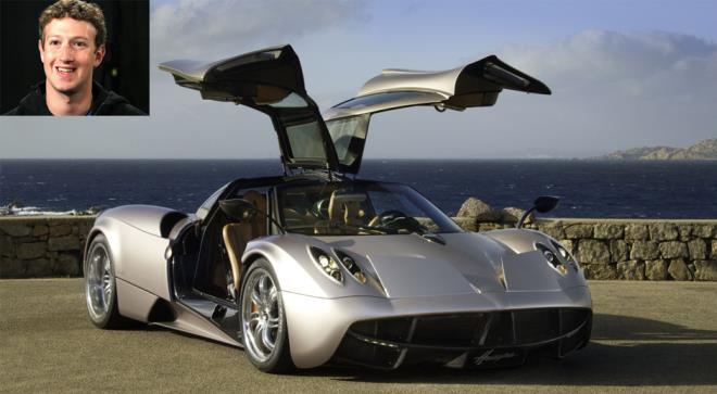 Facebook'un kurucusu ve CEO'su Mark Zuckerberg birok otomobile sahip ve Acura TSX de bunlardan biri. Zuckerberg son olarak 1,3 milyon dolardan balayan fiyatlarla satlan talya Pagani Huayra da edinmi.