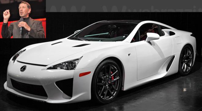 Oracle'n kurucusu ve CEO'su Larry Ellison'n kendine ait bir ara filosu olduu biliniyor. Son dnemde kulland favori otomobiliyse Lexus LFA.