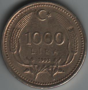 Darphanemizin efsane rn. 1000 Lira. At bir binlik sznn k noktasdr.