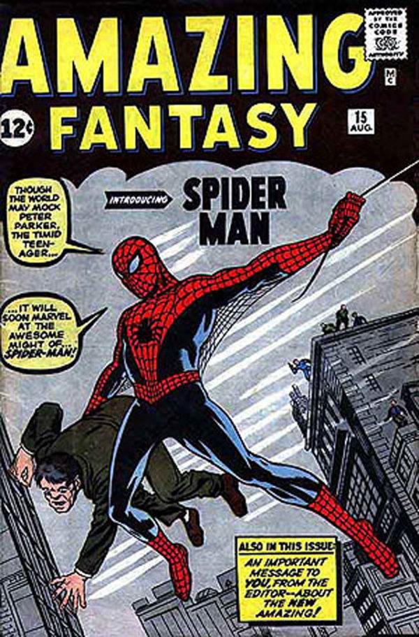 15/08/1962 Stan Lee ve Steve Ditko' nun yaratt rmcek Adam yaynland.