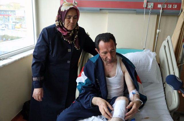 Otobsn paralanan camndan dar frladn anlatan Ylmaz, bir sre yerde yattktan sonra kalkarak nnde bulunan halk otobsne yneldiini aktard.  Halk otobsnde bulunanlarn dar kmaya altn dile getiren Ylmaz, "Dar ilk ktmda bilincim yerindeydi. Bir yandan kanamam devam ederken bir yandan da dolayordum. Can havliyle dar kmak isteyen vatandalara yardmc olmak istedim. Otobse yneldim. Birkann karlmasna yardmc oldum" szleriyle o an anlatt.