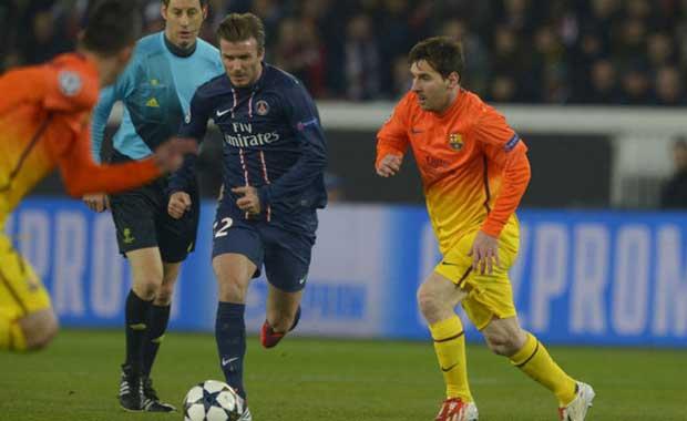 David Beckham    <br>  "Messi benim yanmdan hzlca geip bana alm attnda futbolu brakmaya karar verdim."