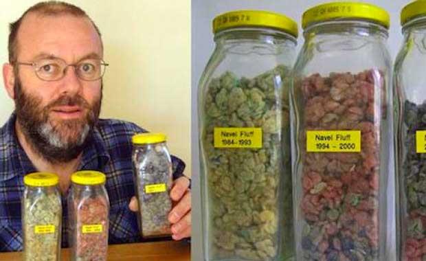 Gbek Pamukuu<br>    Graham Barker 1984 ylndan bu yana gbek pamuu biriktiriyor. Arlklar 22.1 gram olsa da Dnya rekorunun sahibi.