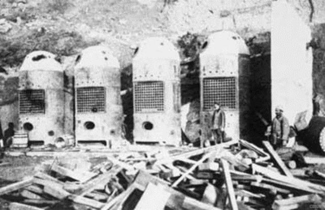 Anzak Koyu'nda ina edilen su artma tesisi.