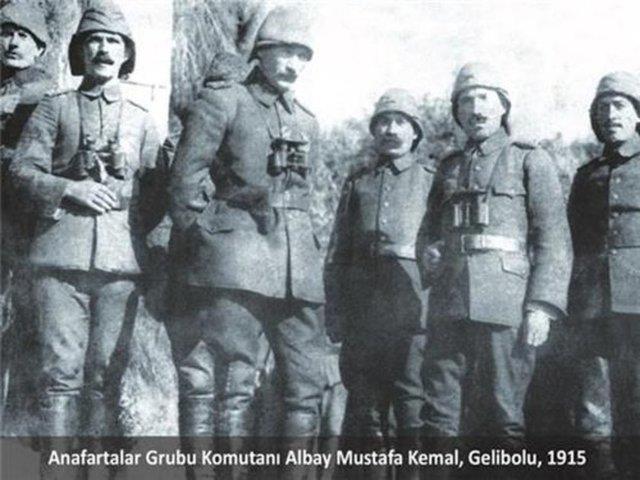 Anafartalar Grup Komutan Albay Mustafa Kemal: "Bu yle alelde bir taarruz deil, herkesin baarl olmak veya lmek azmiyle harekete hazr olduu taarruzdur.