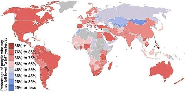 lkelere Gre En ok ve En Az Ak Olan lkeler
