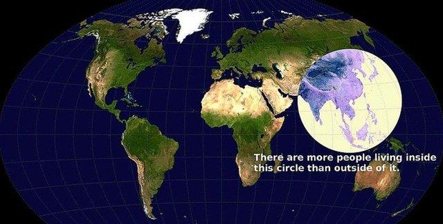 emberin inde Kalan Ksmda Yaayan nsan Says Dnya'nn Geri Kalannn Nfusundan Daha Fazladr