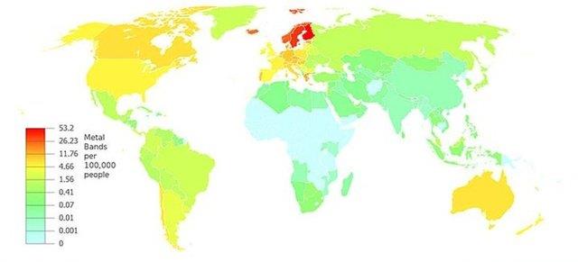 Dnya'da 100,000 Kiiye Den Metal Gruplarnn Says