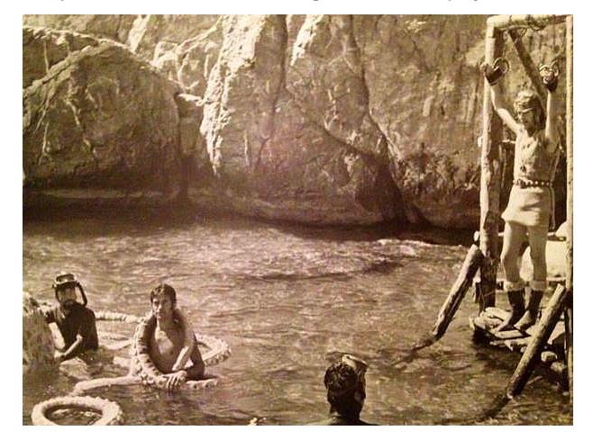 Tarkan Viking Kan filminin unutulmaz sahnesi, muambadan ahtapot sahnesinin kamera arkas grntleri ortaya kt.