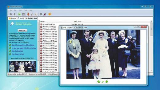 <p><b>PANDORA RECOVERY</b></p>    Baz dier programlarn aksine Pandora Recovery, bulduu dosyalar sadece liste olarak kullancya sunmuyor.     <p>Dosyalar Windows Gezgini'nden aina olduunuz bir arayzle de bulabiliyor veya mkemmel arama aracyla isim, boyut, oluturma tarihi veya son deitirme tarihine gre listeleyebiliyorsunuz. zc olansa -zellikle FAT srclerde- dosya tespitinin her zaman gvenilir olmamas ve Quick Scan modunun pek ie yaramamas.</p>     Surface Scan modu her eyi kurtard, o yzden programn denemeye deer olduunu dnyorum.