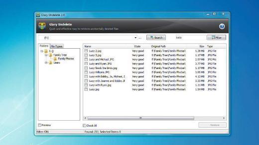 <p><b>GLARY UNDELETE</b></p>    Gsterie kamayan bir program olan Glary Undelete, dosya kurtarma konusunda olduka temel ilevleri yerine getiriyor. Bir src semek ve "Search" dmesine basp beklemekten baka bir ey yapmyorsunuz.     <p>Geri beklemek biraz zaman alyor, Glary Undelete ou programdan daha yava. Program hem FAT hem de NTFS srclerden dosya kurtarma konusunda iyi i karyor ve bulduu dosyalar hem tek bir liste hem de klasrler hlinde kullancya sunuyor. </p>    Ayrca dosya trne veya isme gre filtreleyip aradnz daha kolay bulabilirsiniz. Glary Undelete'te ekstra olarak sunulan fazla zellik bulunmuyor ama program, temel zellikler konusunda iyi bir puan alyor.