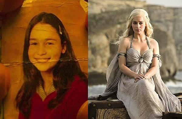 nllerin ocukluk fotoraflar  <br> te Game Of Thrones'un yldzlarnn ocukluk fotoraflar;    <br>1. Emilia Clarke &#8211; Daenerys Targaryen