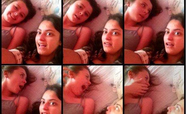 Tam o an fotoraf olmu. Bcek kzlardan iyi poz vermi.