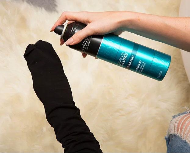 Sa spreyini giymeden nce orabnza skarsanz, kamasn engelleyebilirsiniz.