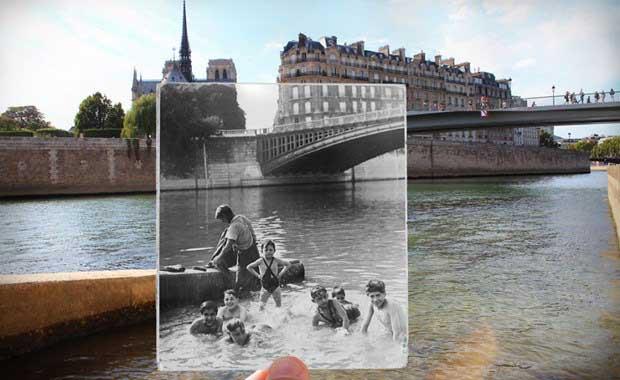 La Seine. Notre-Dame, 1930