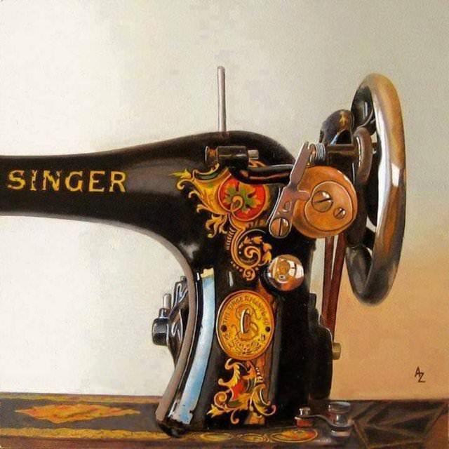 Annelerin vazgeilmezi, yamalarn gzdesi diki makineleri her evde vard.