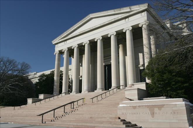 8) 4 milyon 104 bin ziyareti Waington National Gallery of art,