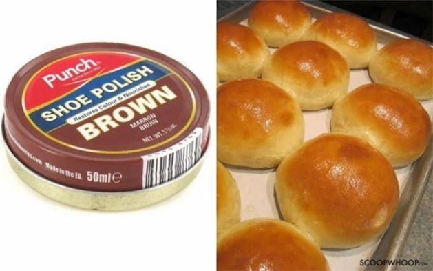 Ayakkab boyas hilesi / Hamburger ekmeklerini mkemmel gstermek iin kahverengi ayakkab boyas kullanlyor.