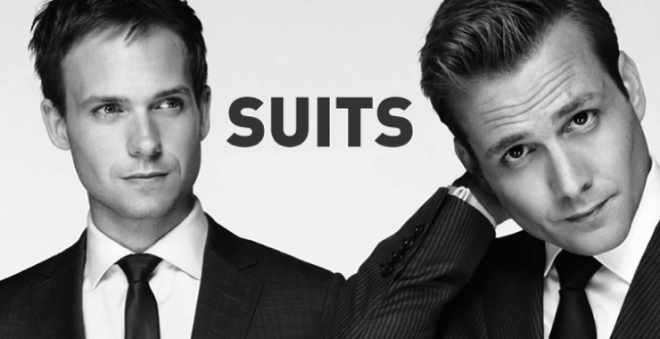 Suits, Gabriel Macht ve Patrick J. Adams'n barollerinde oynad USA Network kanalnda yaymlanan televizyon dizisidir.