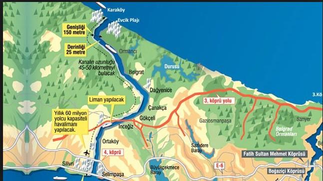 KANAL STANBUL    "Kanal stanbul Projesi"nin yasal alt yaps oluturulacak. lgili kanunda "su yolu" tanm yaplarak, su yollarna kanuni stat kazandrlacak.