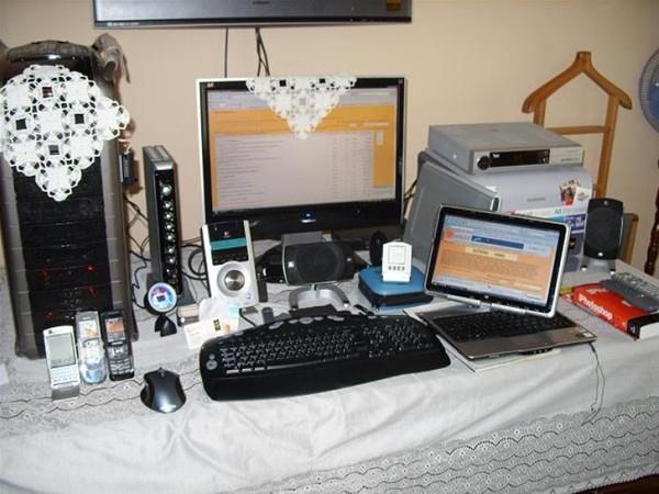 Elektronik aletlerin stne dantel rtmek