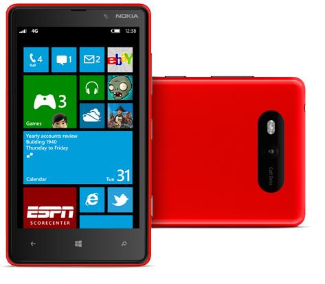 Lumia 820    Fiyat: 599 TL