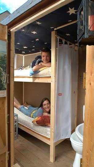 Buras gecelii 15 Euro olan dnyann en kk bavul oteli...