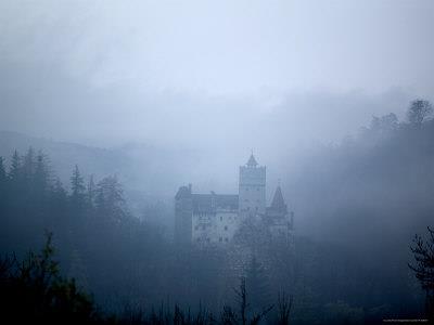 Transilvanya'da bulunan Dracula'nn kalesi.