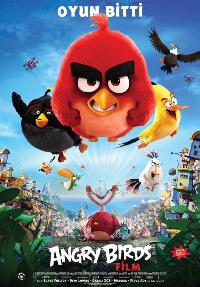 <p><b>- &quot;Angry Birds Film&quot;</b></p>  <p>Fergal Reilly ile Clay Kaytis'in ynettii haftann animasyon trndeki filminin     Trke seslendirmelerini Yekta Kopan, Arda Aydn, Boahan Szmen ile Sinan     Divrik yapt.</p>  <p>Kularn neden fkelendiini anlatmaya alan film, izleyicilerini nfusu     tamamen mutlu, fakat uamayan kulardan oluan bir adaya gtryor.</p>