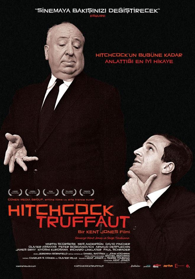 <p><b>- &quot;Hitchcock / Truffaut&quot;</b></p>  <p>Alfred Hitchcock, Franois Truffaut, Martin Scorsese ile Wes Anderson'un oynad     belgesel film &quot;Hitchcock / Truffaut&quot;un ynetmenliini Kent Jones stlendi.</p>  <p>Hitchcock ve Truffaut'nun bulumasn konu edinen belgesel film, Hitchcock'un     bak andan sinemasna odaklanrken, izleyicisine her iki ynetmenin ortak     zelliklerini yanstan filmlerinden zel sahneler sunacak.</p>