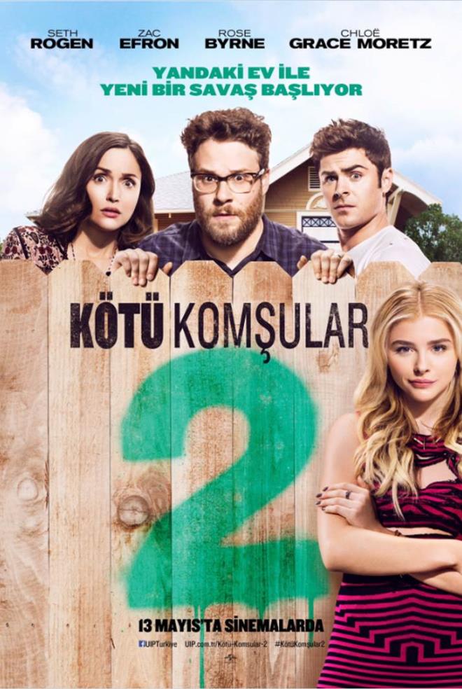 <p><b>- &quot;Kt Komular 2&quot;</b></p>  <p>Nicholas Stoller'in ynettii komedi trndeki devam filmi &quot;Kt Komular     2&quot;de, bir nceki serinin barol oyuncular Seth Rogen, Zac Efron ve Rose     Byrne ekibine Chloe Grace Moretz de katlyor.</p>  <p>Selena Gomez, Lisa Kudrow ve David Franco'nun da rol ald film, ikinci bebeklerini     beklerken tanmaya karar veren bir iftin, komu kz kardelerle kar karya     geldiinde meydana gelen komik olaylar konu alyor.</p>