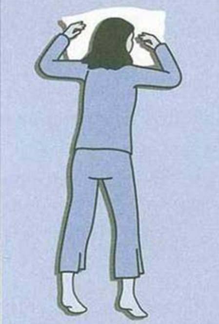 Salk: Serbest d pozisyonunda olduu gibi uyku srasnda alnan dier yzkoyun pozisyonlar sindirim iin olumlu etki yaparlar.