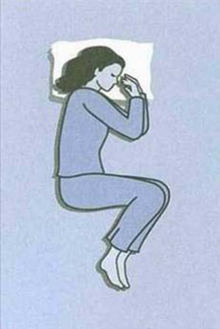 Karakter: Bu ekilde uyuyan insanlar da dnk bir imaj yaratsalar da ilerinde ok hassas ve utangatl. nsanlara almalar biraz zaman alabilir ama altktan sonra scakkanl karakterlerini hemen ortaya karrlar. Salk: Sola bklerek uyumak baz salk problemlerine yol aabilir zellikle yaamsal organlar olan akcier, mide ya da karacierde. Bu yzden cenin eklinde uyuyanlar iin uzmanlarn tavsiyesi saa doru bklerek uyumaktr.