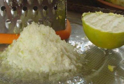 te bunun iin limonunuzu buzlua koyun, donsun ve her gn yemeklerinizin zerine rendeleyin.