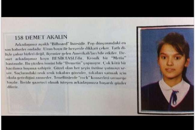 Kronik bir Metin hastasdr. Bu yzden ismini bile &#8216;Demetin&#8217; yapmtr. ok kt bir haclama huyuna sahiptir. Gzel olan her eyin stne yatmay sever. Salarndaki renk renk tokalar grenler, tokalar satmak iin okula getirdiini zanneder. Teneffslerde &#8216;rock&#8217; konseri vermeye baylr. leride gazeteci olmak isteyen arkadamza baarl gnler dileriz.
