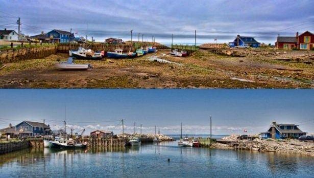 Turistlerin gzde mekan olan Fundy Krfezi'nin tantmlarnda ise, "Okyanusun tabannda yryn" ifadesi kullanlyor.