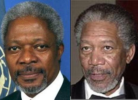 Kofi Annan - Morgan Freeman