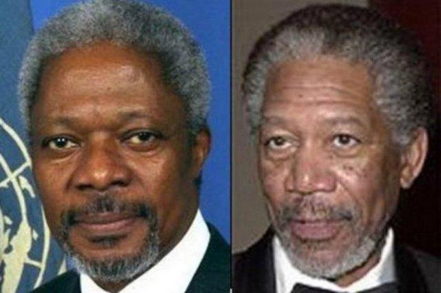 Kofi Annan - Morgan Freeman
