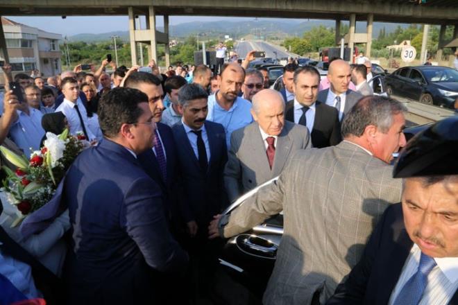 MHP Genel Bakan Devlet Baheli, partisinin Hatay l Bakanl tarafndan dzenlenen iftar programna katld.