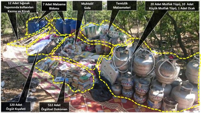 Operasyonda, 9 gnde 55 milyon 409 bin 621 kk Hint keneviri, 7 bin 834 kilogram toz, 6 bin 911 kilogram kubar esrar imha edildi.