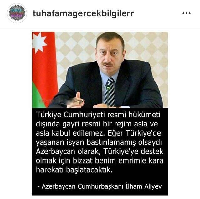 GEREK: Aliyev&#8217;in aklamalarnda byle bir ifade yok. Basal dilemi ve zntsn dile getirerek seimle i bana gelmenin nemine vurgu yapm.