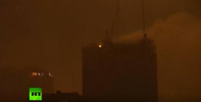 GEREK: Emniyet Mdrl&#8217;nn bombalanmas denilerek dolama giren video 2014 ylna ve Gazze&#8217;nin bombalanmasna ait.