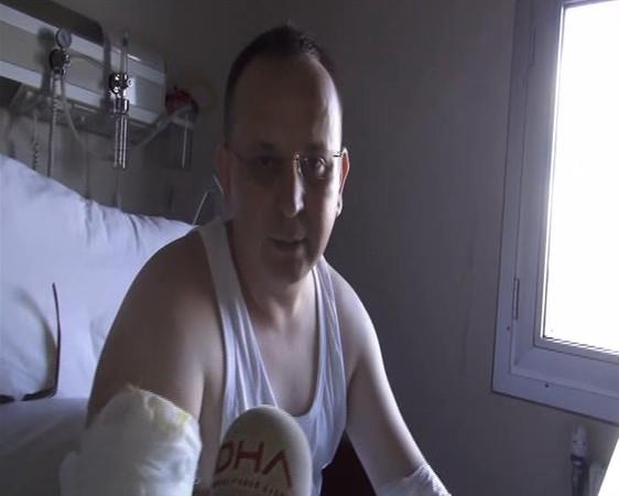 "Ben Pendik&#8217;te oturuyorum ve Pendik&#8217;ten yola ktm ilk nce Kartal Kprs&#8217;nde ilk eylemimizi gerekletirebildik; ama tek bamaydm bir manga asker vard bir de askerlerin komutan vard. Yapabileceim tek ey komutan armak yapabileceim tek ey bu yaptklarnn tamamen hukuksuz olduunu sylemek."