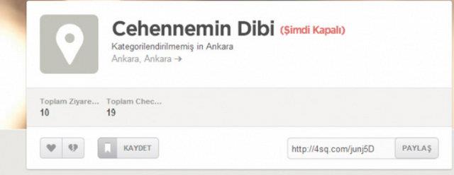 'Cehennemin Dibi'nde yer bildirimi yapmak...