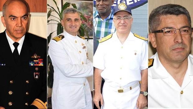 Firari Tmamiral Mustafa Zeki Uurlu, Tugeneral Mehmet Nail Yiit, Tugeneral Ali Kalyoncu, Tuamiral Ayhan Bay, Tuamiral Nazmi Ekici, Tuamiral rfan Arabac, Tuamiral Ali Suat Aktrk, Tuamiral Hayrettin mren ve Tugeneral Mehmet Zeki Kralp, 27 Temmuz&#8217;da Resmi Gazete&#8217;nin mkerrer saysnda yaymlanan kararnameyle de ihra edildiler.