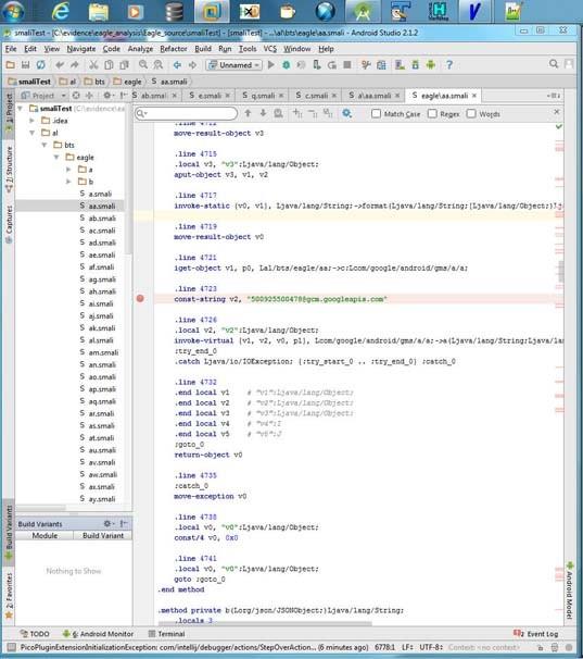 MT uygulamann bir zaaf zerinden sistem sunucularna gnderilen mesajlar ve gndericilerini ele geirdi. Ayrca sistemin hatal ifre girilmesi durumunda btn verileri sildii belirtildi. Eagle verilerinin kripto zm ilemleri yzde 60 orannda tamamland.