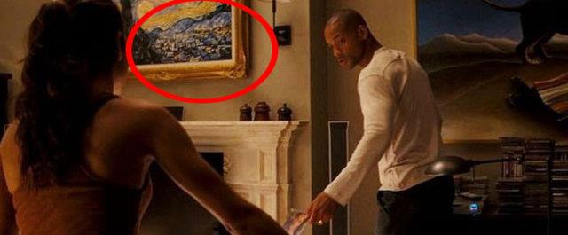 Filmde nl ressamlarn resimlerinin koleksiyonunu yapan Neville'nin duvarndaki Starry Night tablosu gereinin dnda irkin bir imitasyonu.